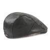 Solid Color Painter Cap PU Leather Newsboy Caps Higher Quality Beret Hat  Women Men