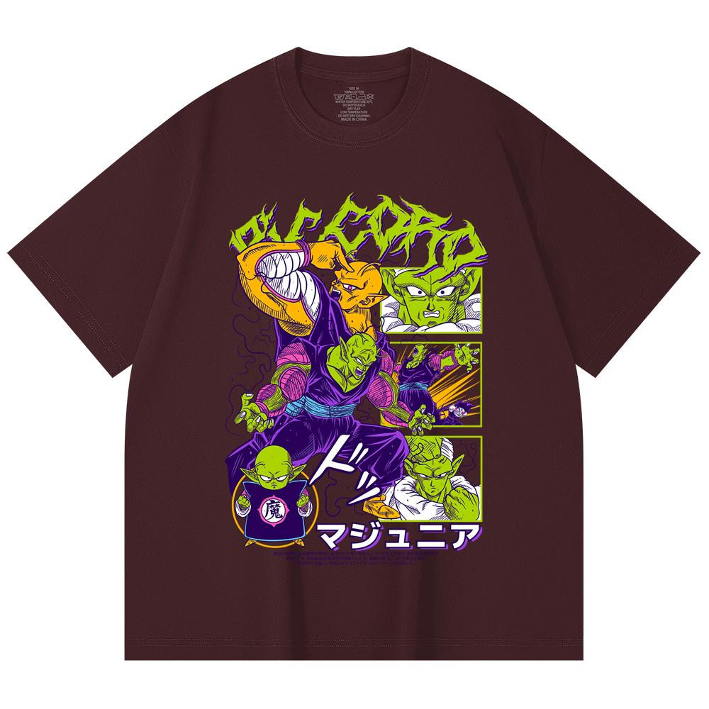 230 Gsm 100% Cotton Dragon Ball V3 Piccolo Print Unisex Heavy Cotton T Shirt