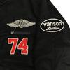 CUSTOMS Nylon Rennjacke [Banson] -884V343- (JP, Alphabet, XL, Schwarz)