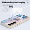 Marble Pattern Magnetic Case For Samsung Galaxy S26 S25 S24 Ultra S23 S24 S25 FE S22 Plus For Magsafe Wireless Charge TPU Cover