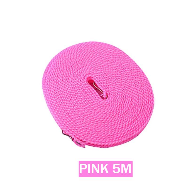 Windproof ClotheslineMeters Durable Clothes Line Rope Portable Clothes Drying Line Length Adjustable Non-Slip Lines