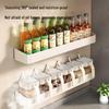 No-Drill Wall-Mounted Spice Rack & Seasoning Organizer