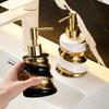 premium ceramic spiral patterned hand sanitizer and shower gel bottle distribution bottle bathroom accessories soap dispenser