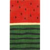 Hamamonyo Tenugui Vopsit Manual Roșu și Verde Pepene Verde (Prosop japonez) - -