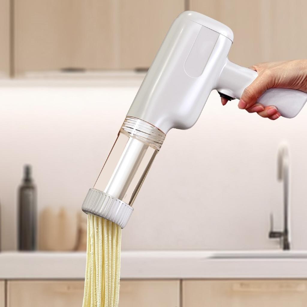 Automatyczna elektryczna ładowarka bezprzewodowa ręczna maszyna do makaronu ręczna maszyna do prasowania ciasta na makaron spaghetti 6 form
