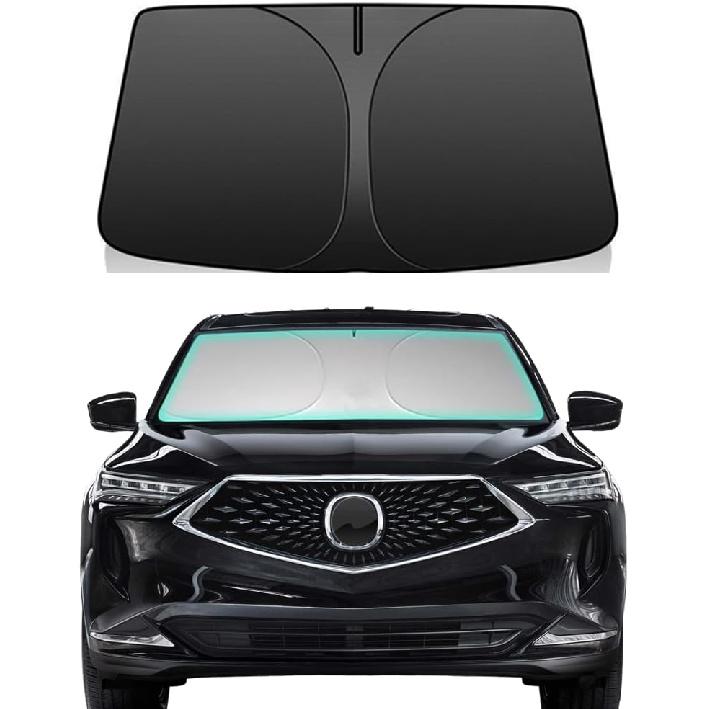 Windshield Sun Shade for -2025 Chevrolet/Chevy Blazer 240T Double-Layer Foldable Car Front Window Sunshade Accessories 240 T Sun Visor Protector