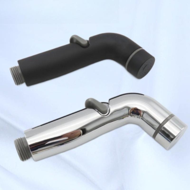 Bidet Toilet Spray Silver Self Clean Handheld Bathroom Bidet Shower Head Faucet Spray Nozzle Holder Hose for Toilet Seat