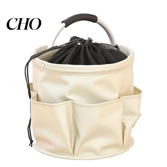 Faltbare Reinigungswerkzeugtasche Aufbewahrungstasche mit Griff & Kordelzug, Wasserdichte Oxford-Stoff Multi-Taschen, Großer Organizer-Korb für Outdoor-Camping