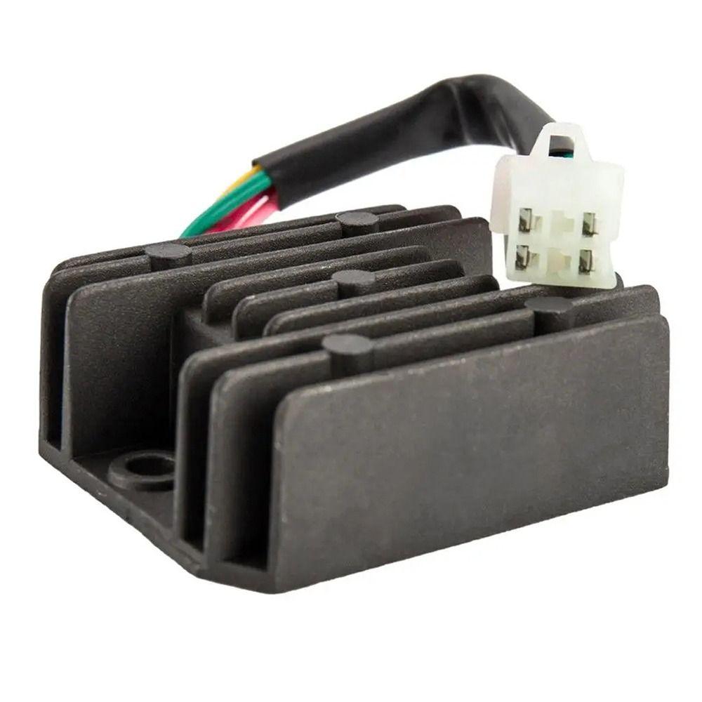 1Pcs 4 Wires Regulator Rectifier 4 Pins 12V Full Wave Regulator Aluminium Motorcycle Scooter Accessory