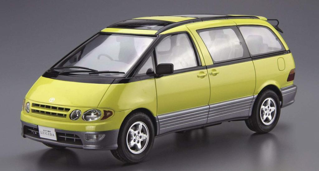 Aoshima Bunka Kyozai The Model Car Series 124 Toyota TCR11G Estima 1994 Plastic Model Kit Co., Ltd. (AOSHIMA) 1/24 No. Lucida/Emina