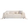 Cream Style Sofa Throw, Full Coverage All-Season Lace Skirt Sofa Cover, Universal Full Package Blanket