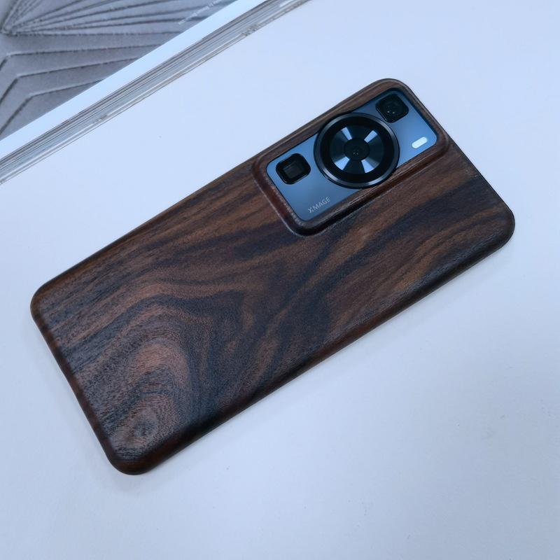 Stylish Aramid Fiber Bamboo Wooden Phone Case for Huawei P60 Pro