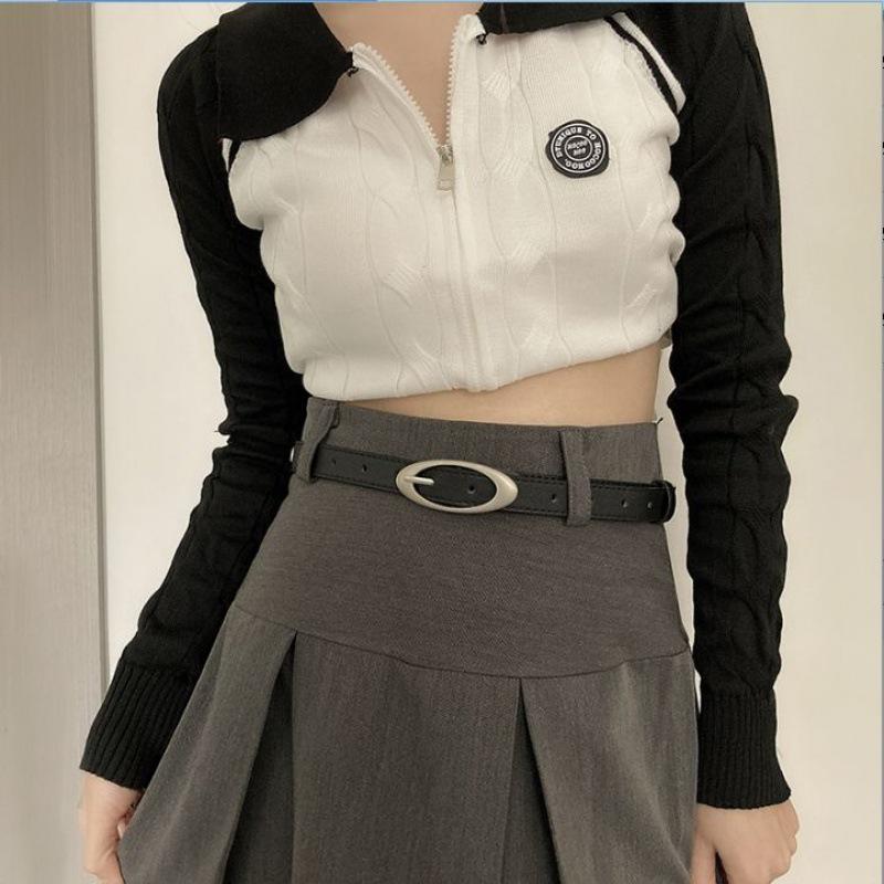 

Versatile Pu Black Belt With Timeless Moon Design For Fashionable Denim Looks Retro Moon Belt Black Moon