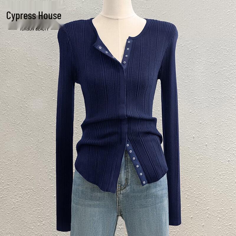 

Sibai She Women s Elegant Slim-Fit Long-Sleeve Knit Top S