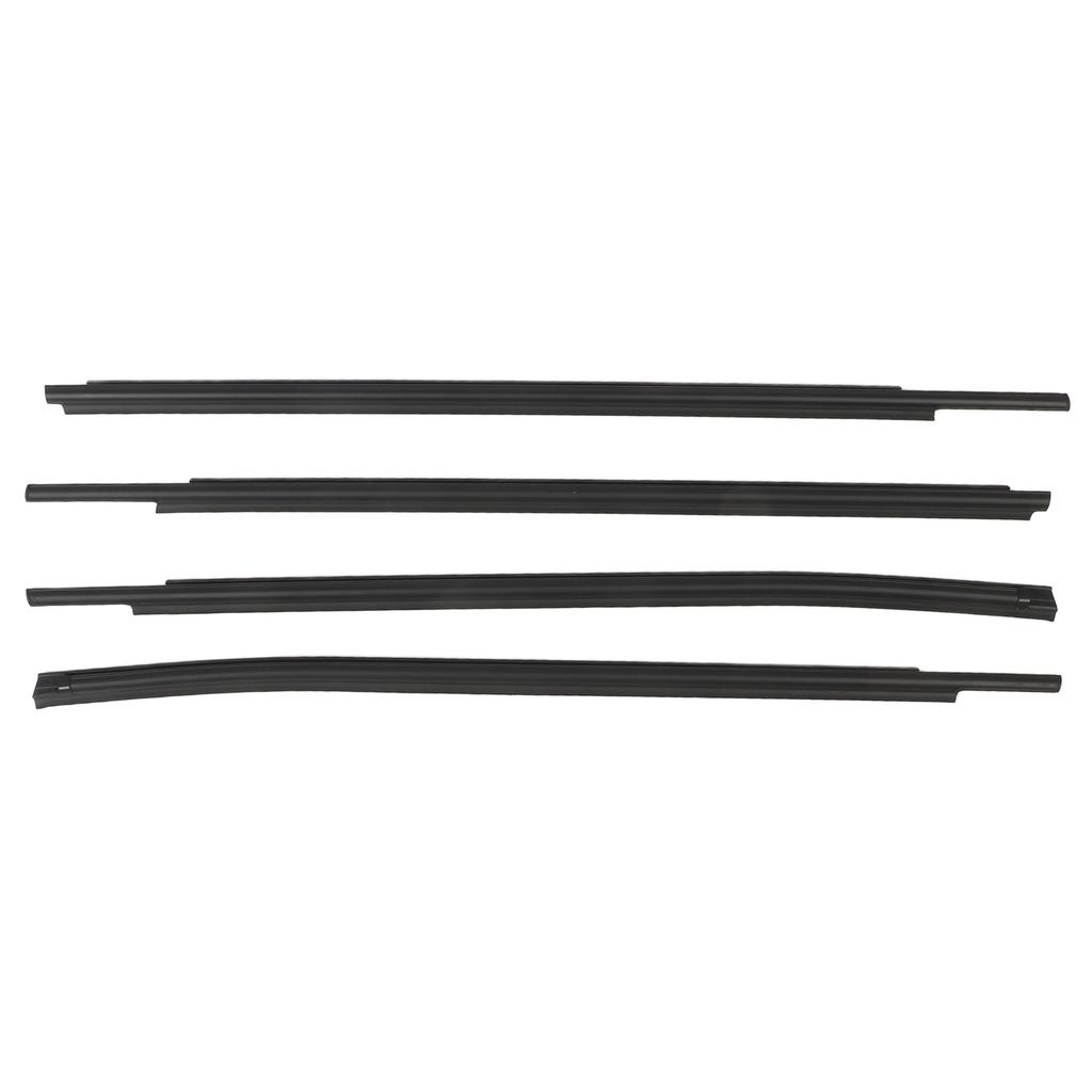 4Pcs Door Belt Molding Weatherstrip 68160?0C020 Weatherstrip Molding Trim Replacement for Toyota