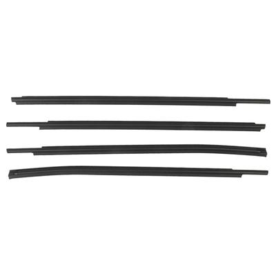 4Pcs Door Belt Molding Weatherstrip 68160?0C020 Weatherstrip Molding Trim Replacement for Toyota