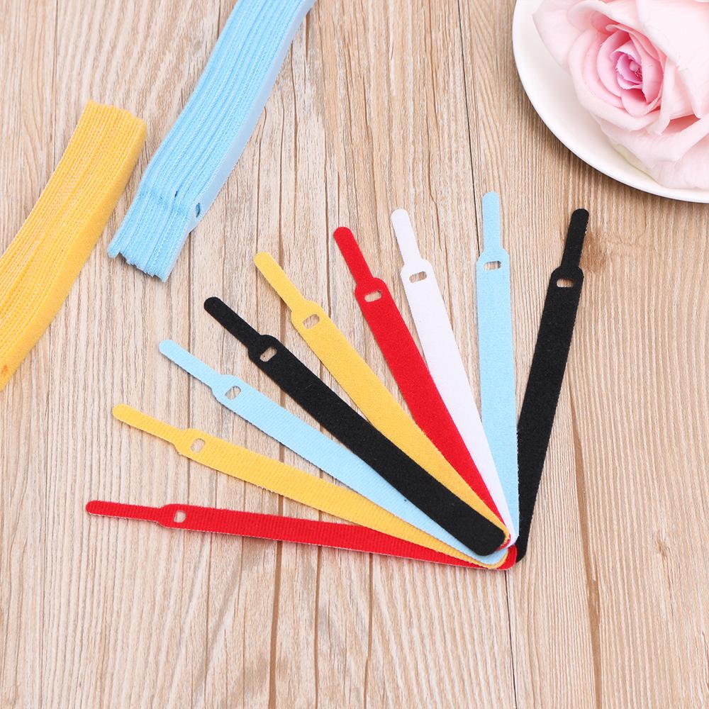 20pcs Convenient Reusable Earphone Mouse Wire Protector Cable Organizer Nylon Ties Management