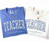 Custom Teacher Shirt,Personalized Teacher T-Shirt,Floral Teacher Sweatshirt,Teacher Name Shirt,Back To School Gift,Teacher Appreciation Tee