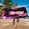 Butterfly Nezuko Fantasy Beach Towel Microfiber Beach Towel, Lightweight and Quick-Dry, for Summer Travel, Swimming Pool Fan Birthday Gift