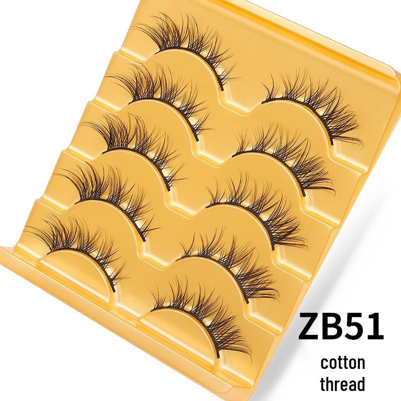 

DINGSEN Slanted Flying Fox Series Segmented Self-Grafting Eyelashes - 5 Pairs
