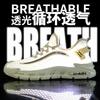 Shoes Men's 2025 Summer New Breathable Comfortable Mesh Shoes Sports Trend Running Shoes Fashion Trend Casual Shoes