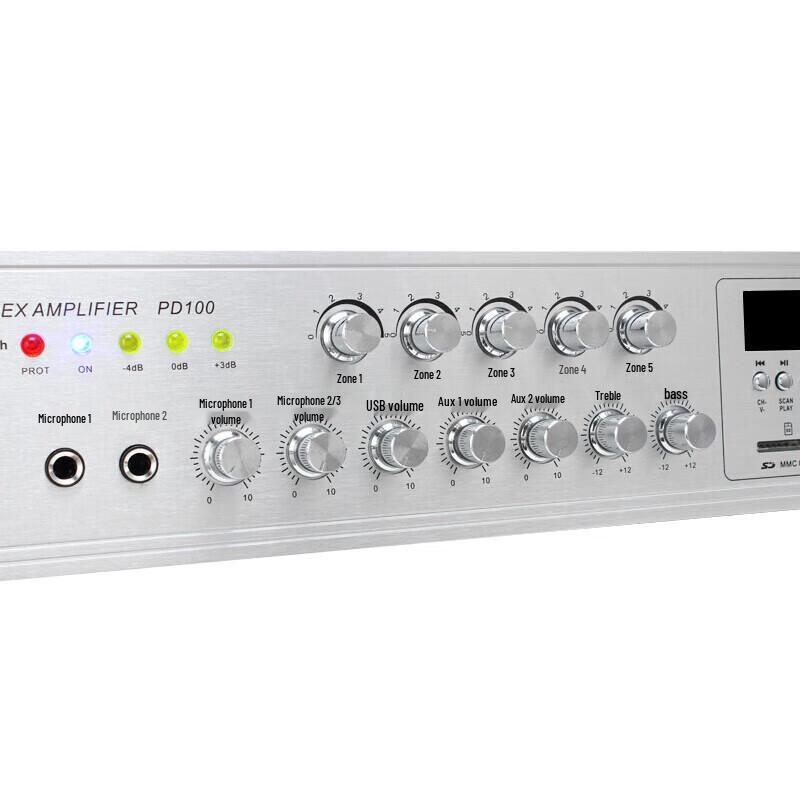 Soaiy PD-100 Bluetooth 5-Zone Power Amplifier