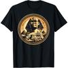 Exquisite Egyptian Sphinx & Pyramids Art T-Shirt