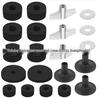 21-Piece Non-Slip Drum Set Felt Pad Accessories