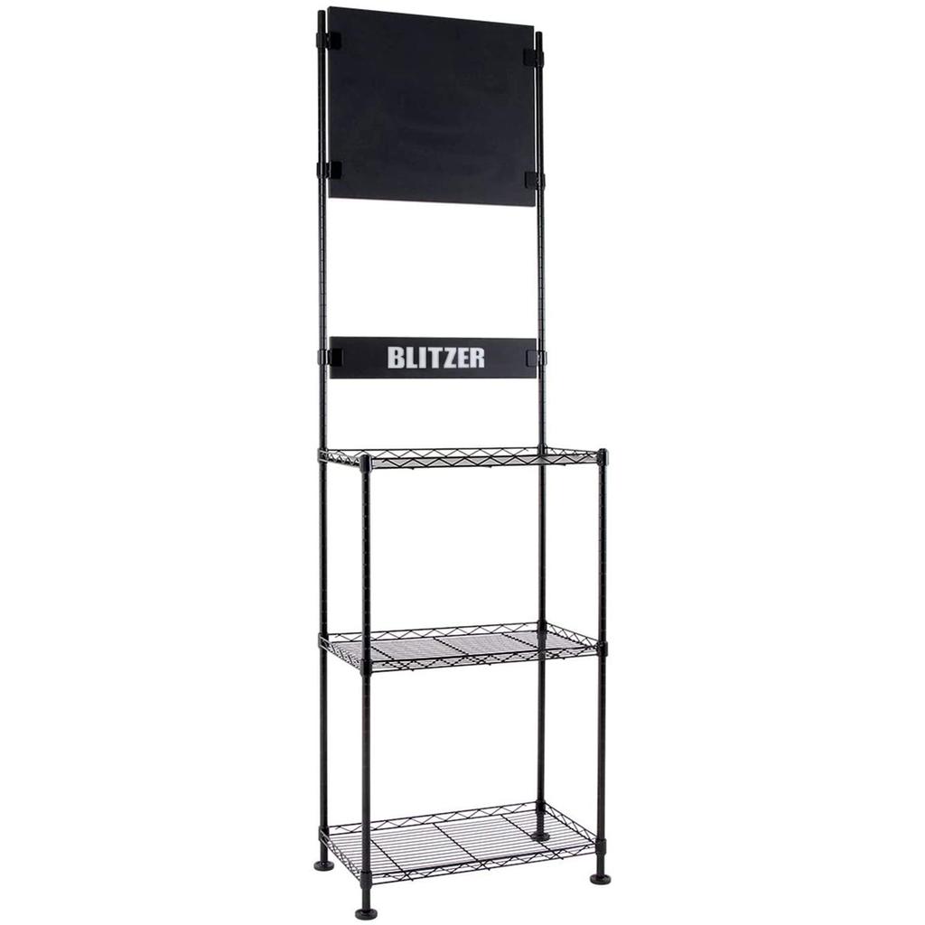 BLITZER Suporte para Dardos Sistema de Rack de Aço Unidade 202 x 61 x 36 Porta-Dardos Fácil Pés Grandes Ajustáveis para Suporte Profissional de Alvo de Dardos que Perturbam Seu