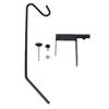 16 Inch Deck Bird Feeder Hook Heavy Duty Steel Deck Bird Feeder Hanger Holds 35lbs with Holds 35lbs for Lanterns Wind