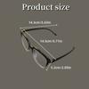 9 piece Set Fashionable Decorative Glasses Trendy Anti Blue Light Glasses Pography Accessories