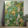 1000pcs Jigsaw Puzzle Art Wall Decoration - Kerala And Jaipur Garden Art Jigsaw Puzzle Room Home Wall Art Decoration Suitable for Birthday And Christm