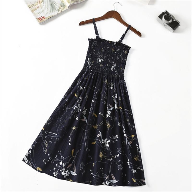 Dámský špagetový pásek s vysokým pasem, mini květinové šaty s potiskem letní plisované dámské šaty bez ramínek