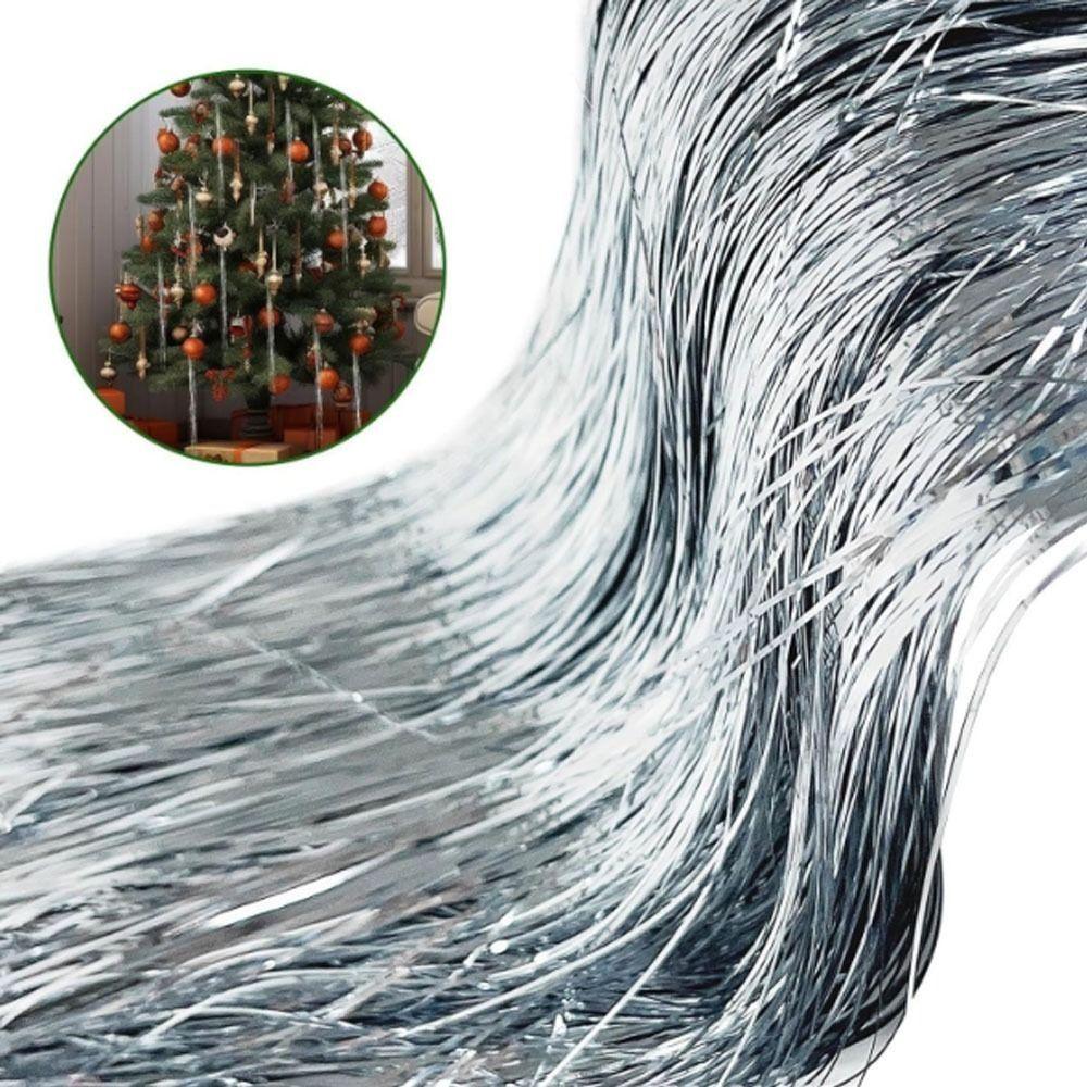 Festivals Decor Tinsel Icicle Strands Christmas Tree Tinsel Icicles  Christmas Decoration Supplies