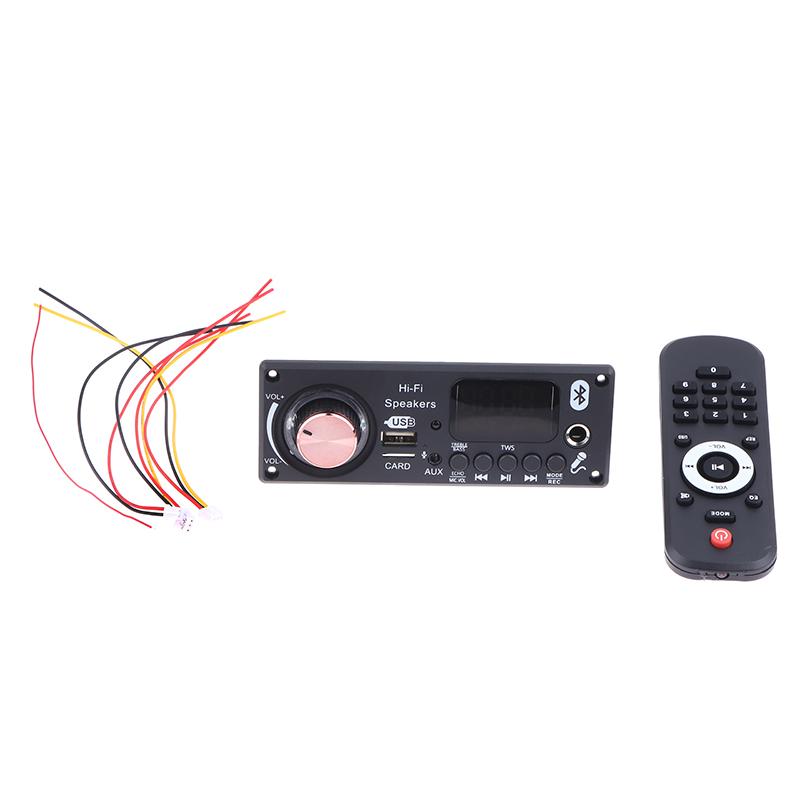 DC 12V MP3 BT Dekodierplatine Auto-Audio MP3-Dekoder BT 5.3 Ohne Verstärker USB TF UKW-Radio Modul Farbdisplay MP3-Player