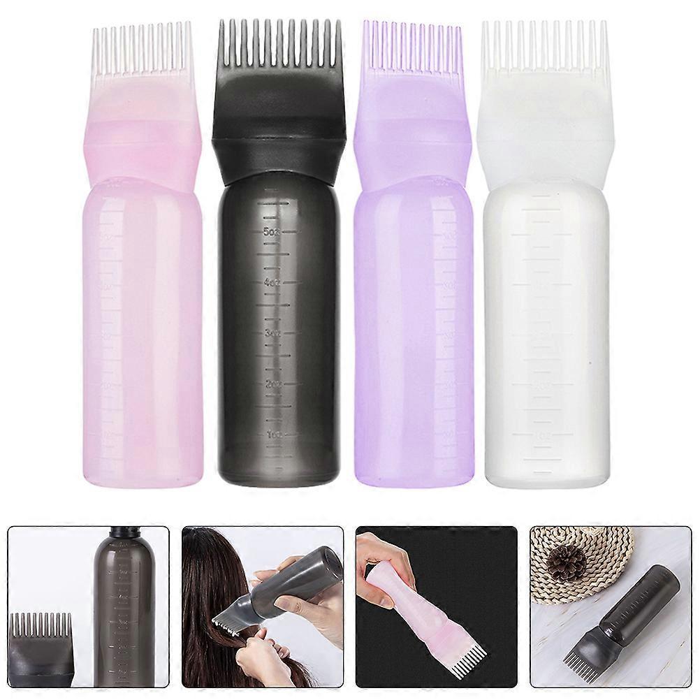 Hair Dyeing Bottles with Comb Applicator Useful for Hair Dye 12Pcs