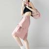 2024 New Cargo Women's Summer Shorts Casual Solid Color Girls Bermuda Shorts Knee Length Pants With Pockets
