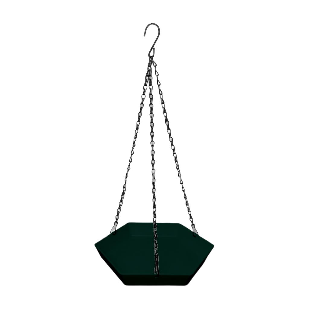 Hanging Hexagonal Bird Feeder & Bird Bath – 2-in-1 Outdoor Wild Bird Feeder For Garden & Yard