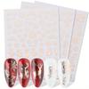 3D Nail Art Sticker Christmas Sticker Nail Rose Gold Glitter Snowflake Applique Nail Manicure Winter