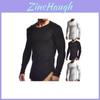 Hochwertiges Mode Herren Langarm O-Ausschnitt T-Shirt Mit Zeitlosem Charme