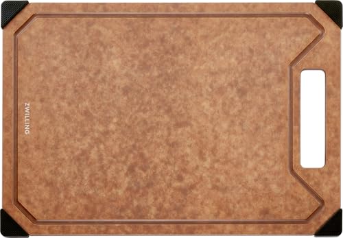 ZWILLING Wood Fiber Cutting Board, Brown, Medium Size. Scratch-resistant, Dishwasher Safe. [Official Japanese Retailer] Z1031-038