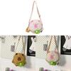 Capybara Small Shoulder Bag With Nylon Material And Zipper Closure For Casual Travel