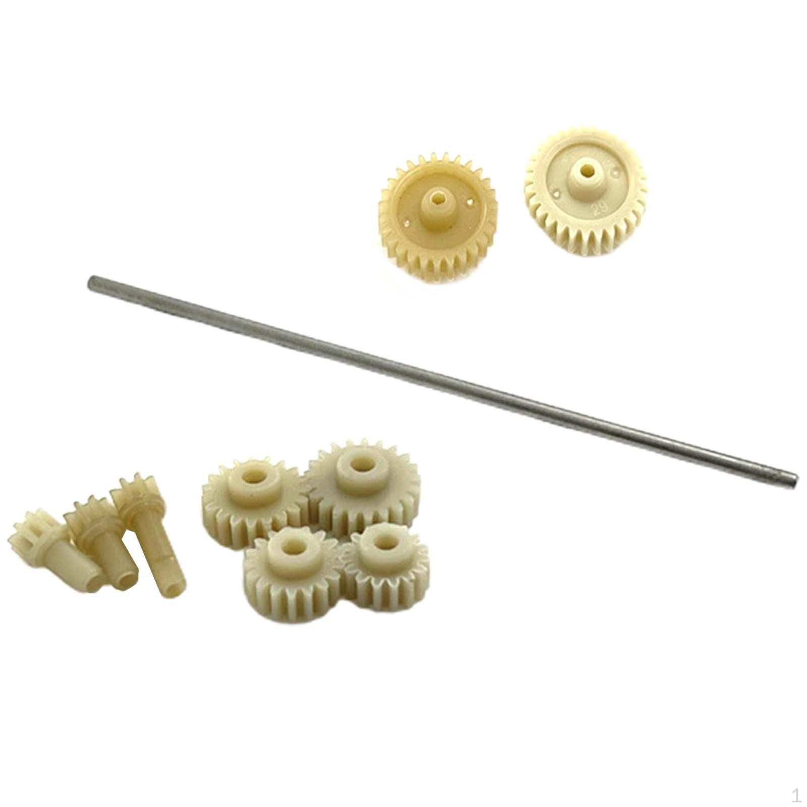 

RC Car Gears and Shaft Set Accessories Easy Installation with 8T 29T 27T 15T 17T 19T 21T