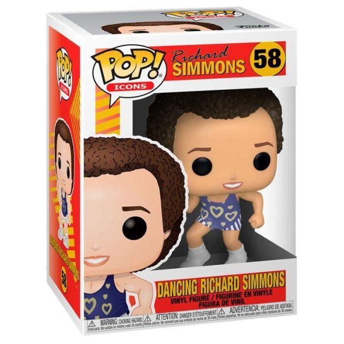 Figurine pop dancing richard simmons - ocio stock - noir