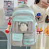 Campus schoolbag female junior high school student cute Japanese transparent pain bag backpack large capacity high school student backpack