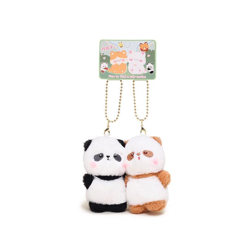 Mini Animal Whimsical Plush Keychains Featuring Adorable Characters Cartoon