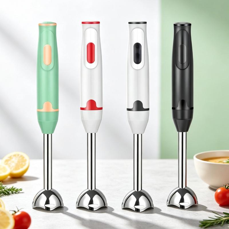 1Pcs Electric Food Vegetable Grinder Handheld Stick Mixer Eu Plug Immersion Hand Stick Mixer For Smoothies Sauces