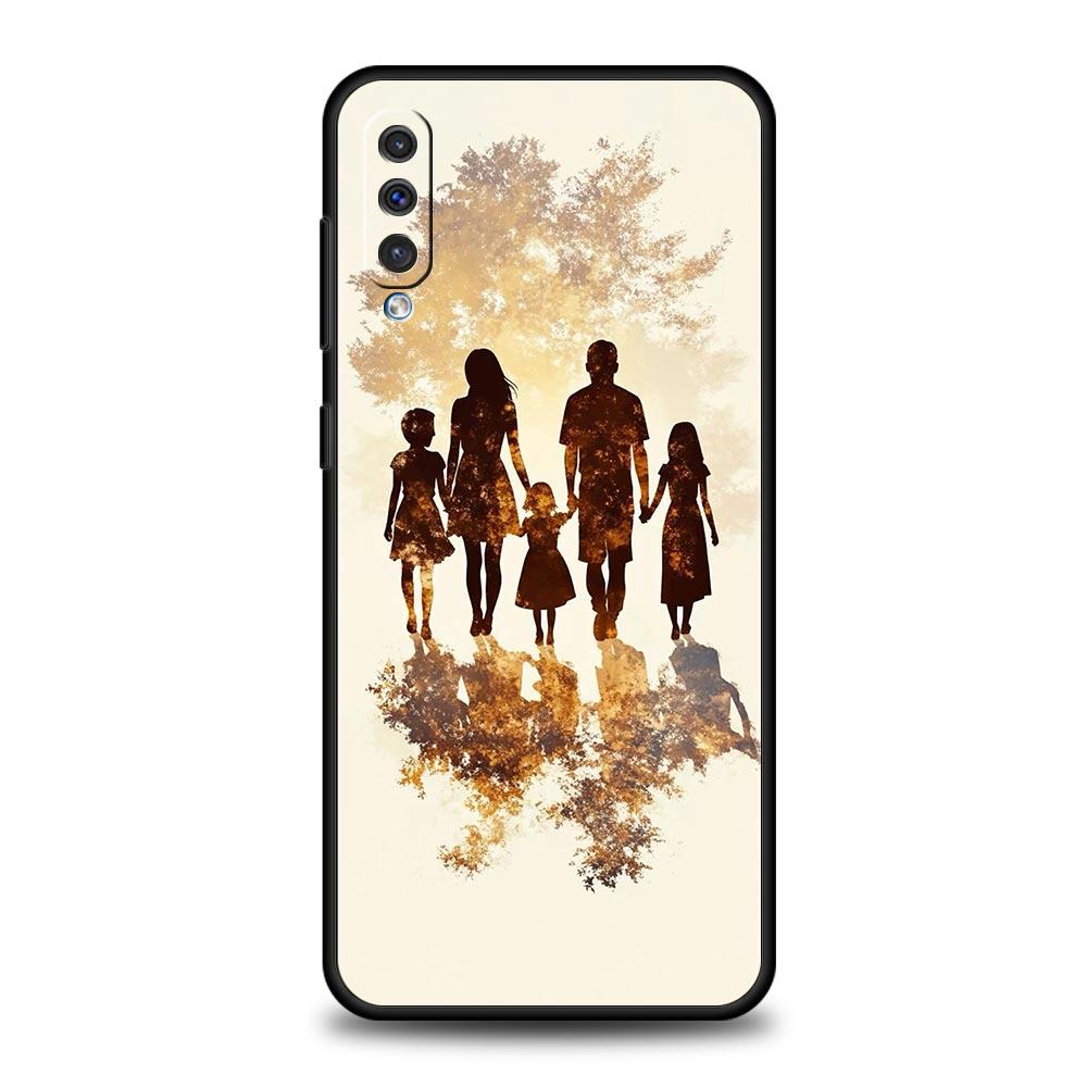 

A Family Of Three Phone Case for Samsung Galaxy A56 A36 A26 A16 A34 A24 A42 A22 A20 A12 A40 A30 A10 5G Soft TPU Cover Shell Bags Samsung A04