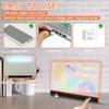LED Note Board with Colors, Acrylic Dry Erase Board with LED Light, Include, Hanging Chain, Led Drawing Board for Kids Xmas Gift
