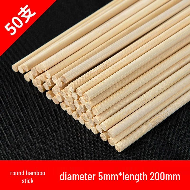 Square Bamboo Strips for DIY 3D Models & Handmade Art